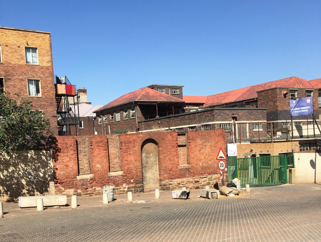 The only remnant of the original hospital - outgoing patients section