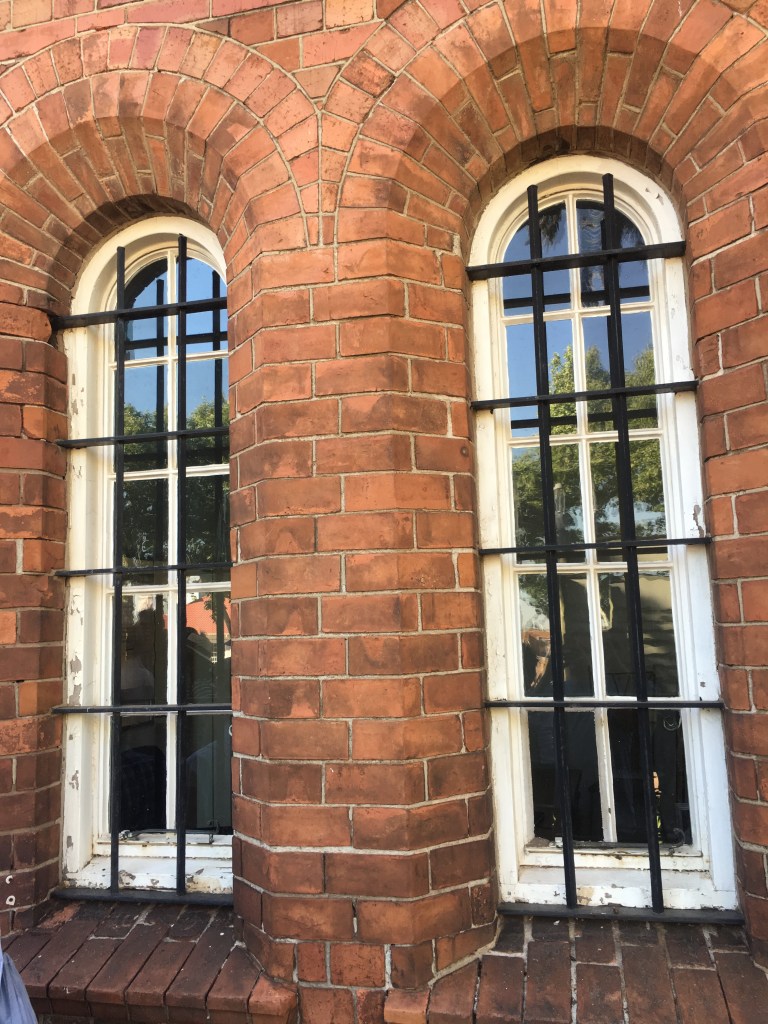 Brick detailing around the windows
