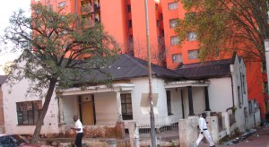 Existing house on Van Der Merwe street and Quartz not far from the where the first house would have been