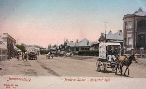 Pretoria street looking east early 1900s