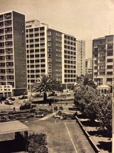 View of the circle from now closed off Park Lane Road