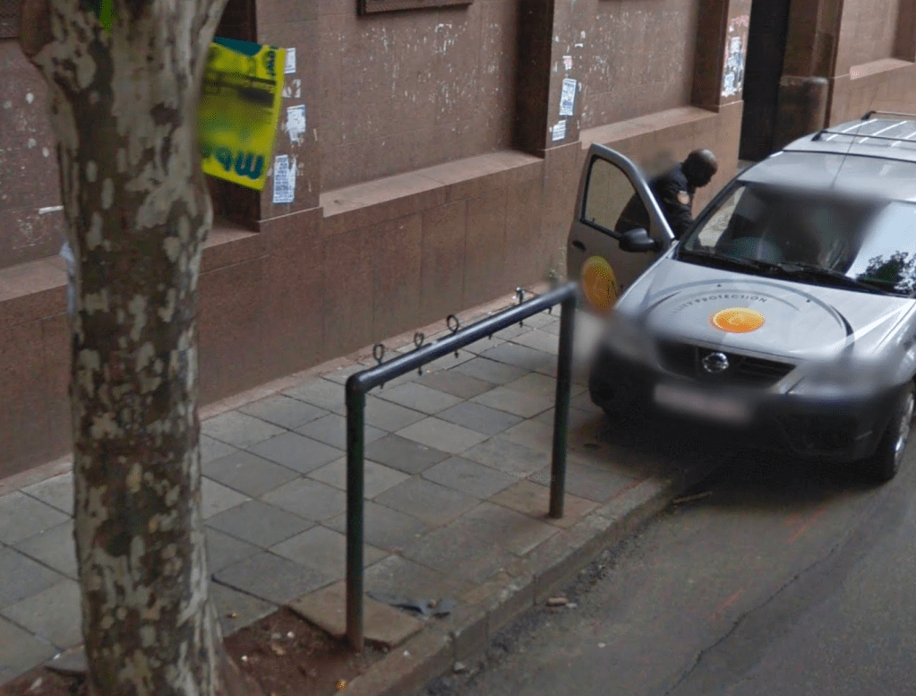 Hitching rail Wolmarans Street