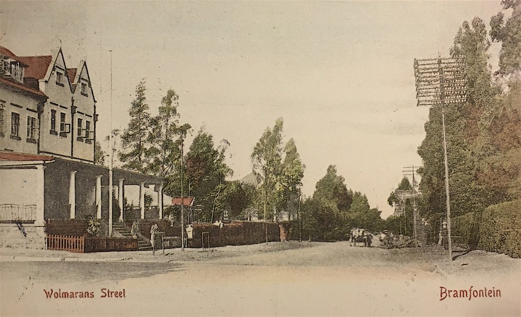 View of the club looking west down Wolmarans Street