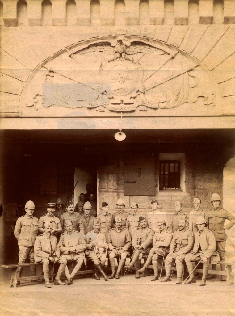 Inside of the fort early 1900s