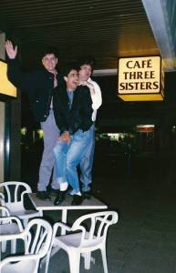Cafe Three Sisters with Andrew, Patrick and x