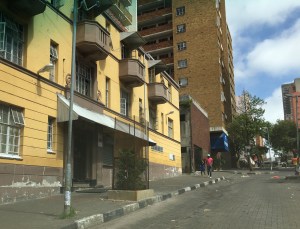 Art Deco flats in Quartz Street
