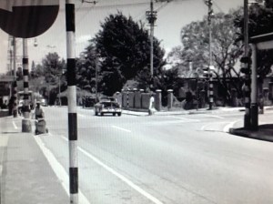 Corner of Jan Smuts and 7th showing the house where M&G now stands