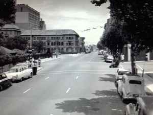 Wolmarans Street at Joubert Park looking toward King George Street