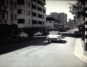Looking south down Twist Street on the corner of Wolmarans Street