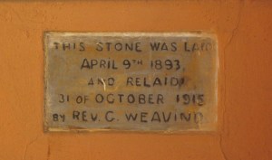 Original foundation stone (Mark Straw)