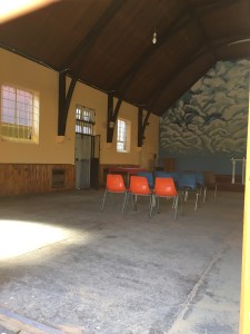 Inside the hall