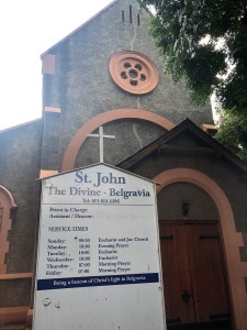 Belgravia st john entrance sign 2020
