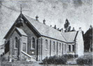 Early photo of the church