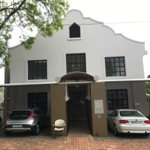 The building from 2017 as an architect's office