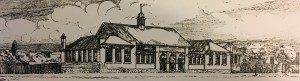 Early sketch of the school