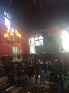 Inside the Pienk church