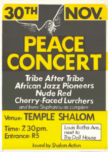 Poster for a music concert