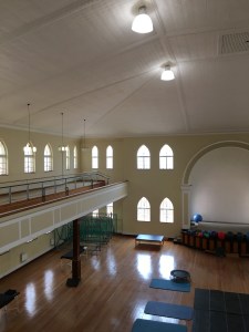 Interior which today functions as a rehabilitation centre