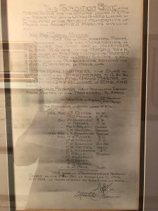 Corona lodge foundations stone notes