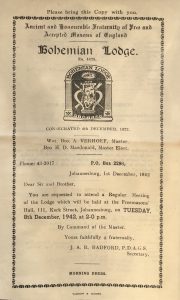 Bohemian Lodge meeting