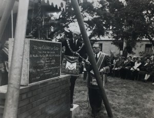 Laying of the foundation stone