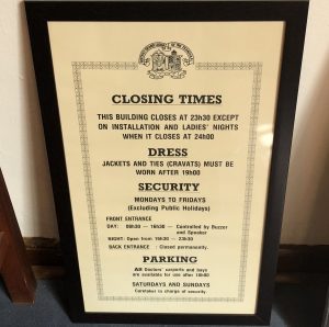 Closing times