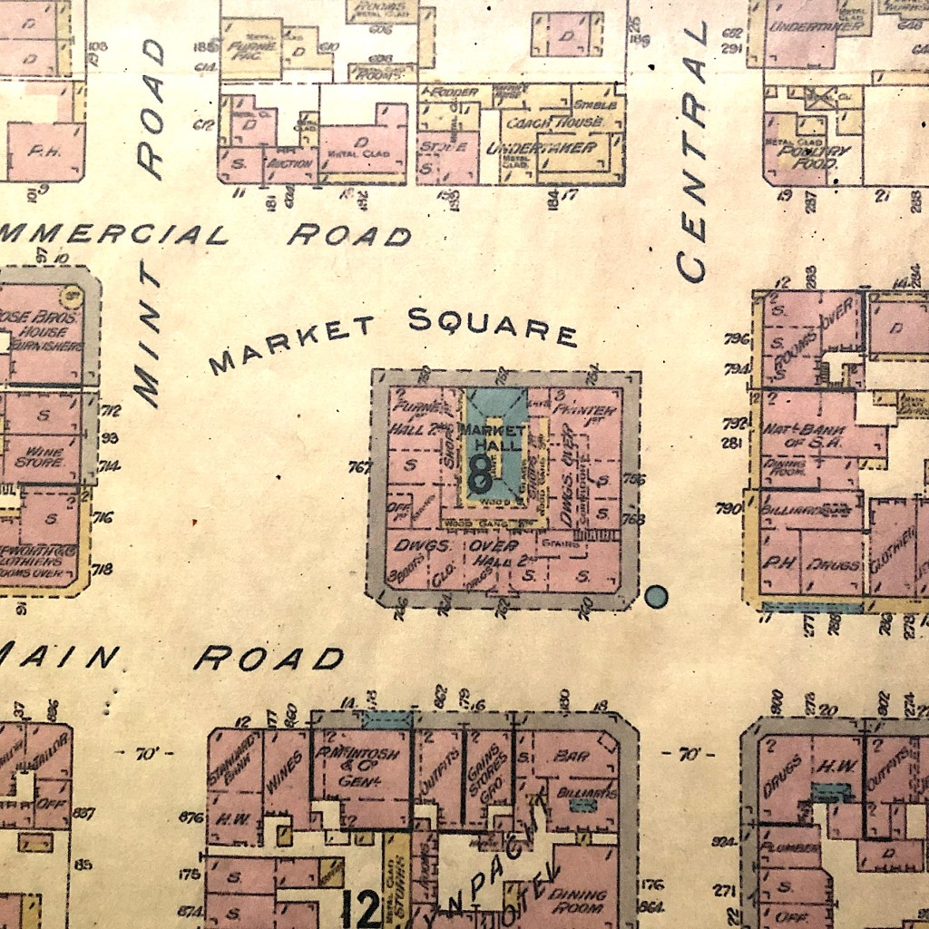 Fordsburg market square Goads map