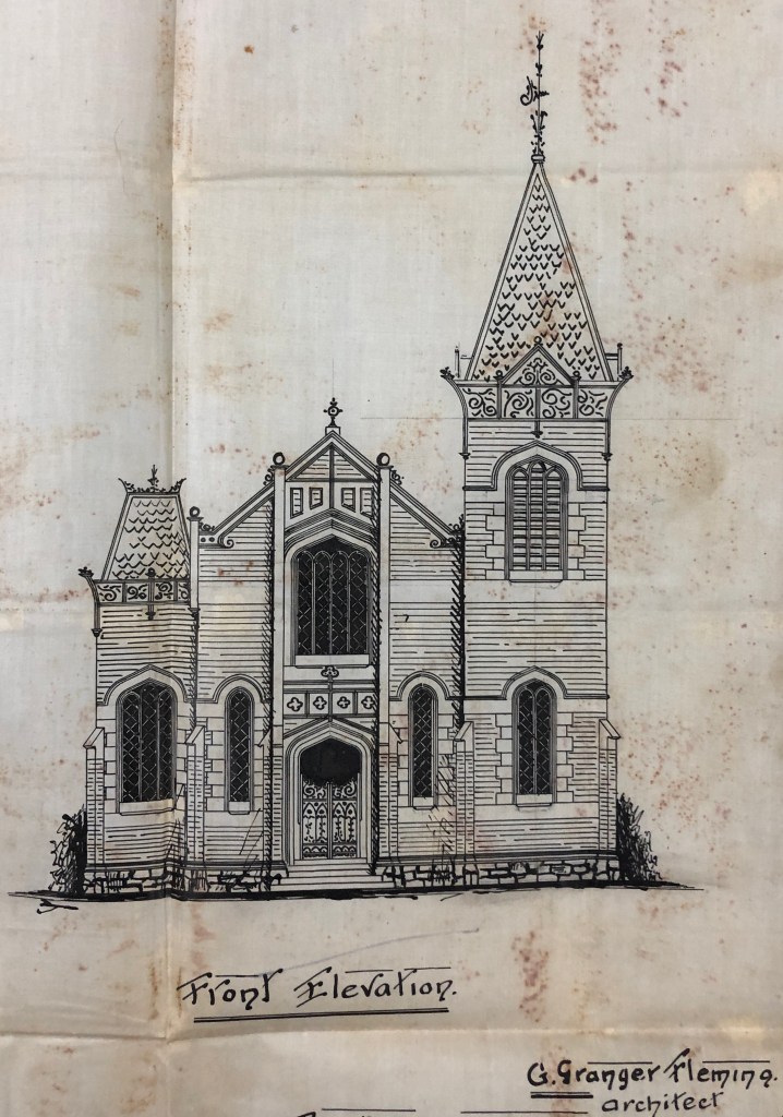 Presbyterian church Fordsburg front elevation plan