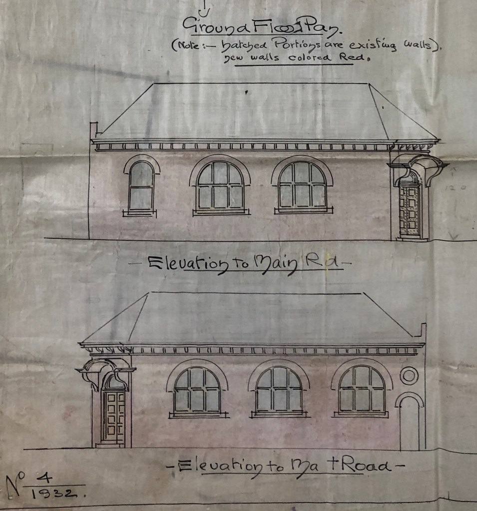 Fordsburg Standard Bank c1934 plans