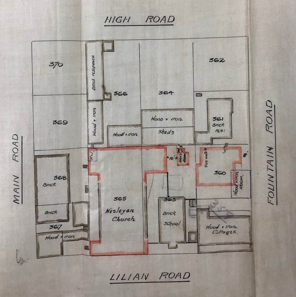 Wesleyan church Fordsburg stand layout
