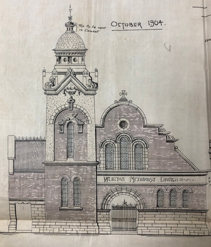 Wesleyan Church fordsburg 1904 front elevation