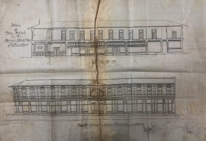 African or Rand Hotel drawings