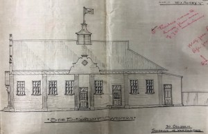 Ebeneezer training school side elavation