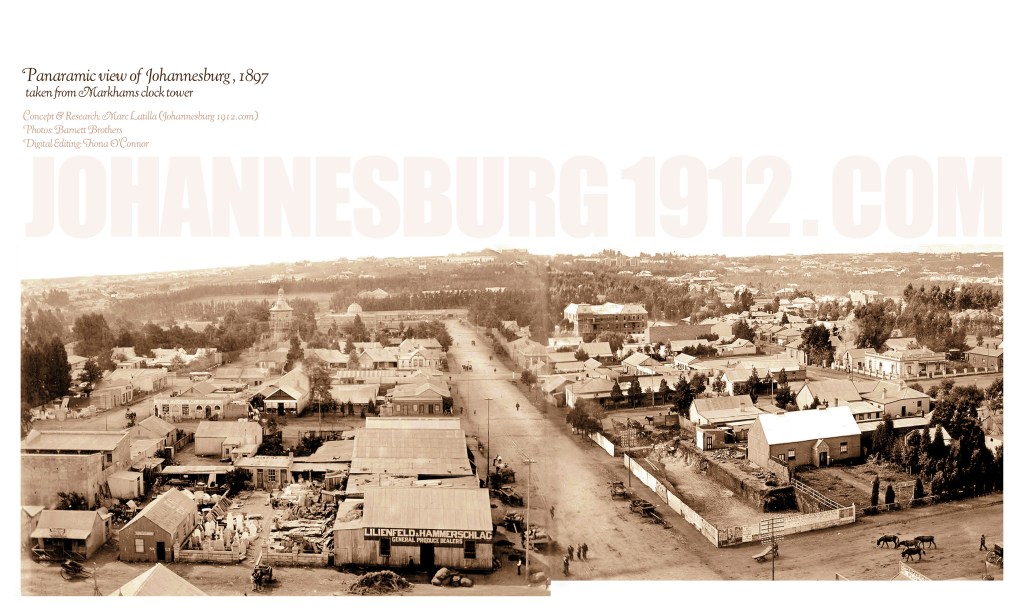 Barnett’s Panorama of Johannesburg&nbsp;c1897